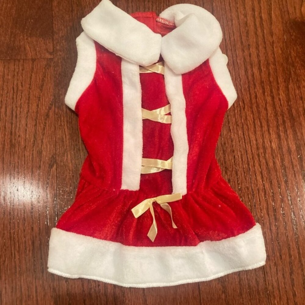 Pet Mrs Claus Costume sz L